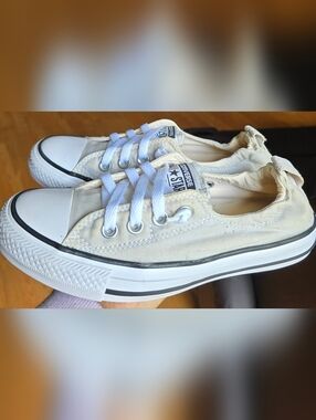 Sz 6.5 Women's CONVERSE CTAS SHORELINE BEIGE Casual Shoes